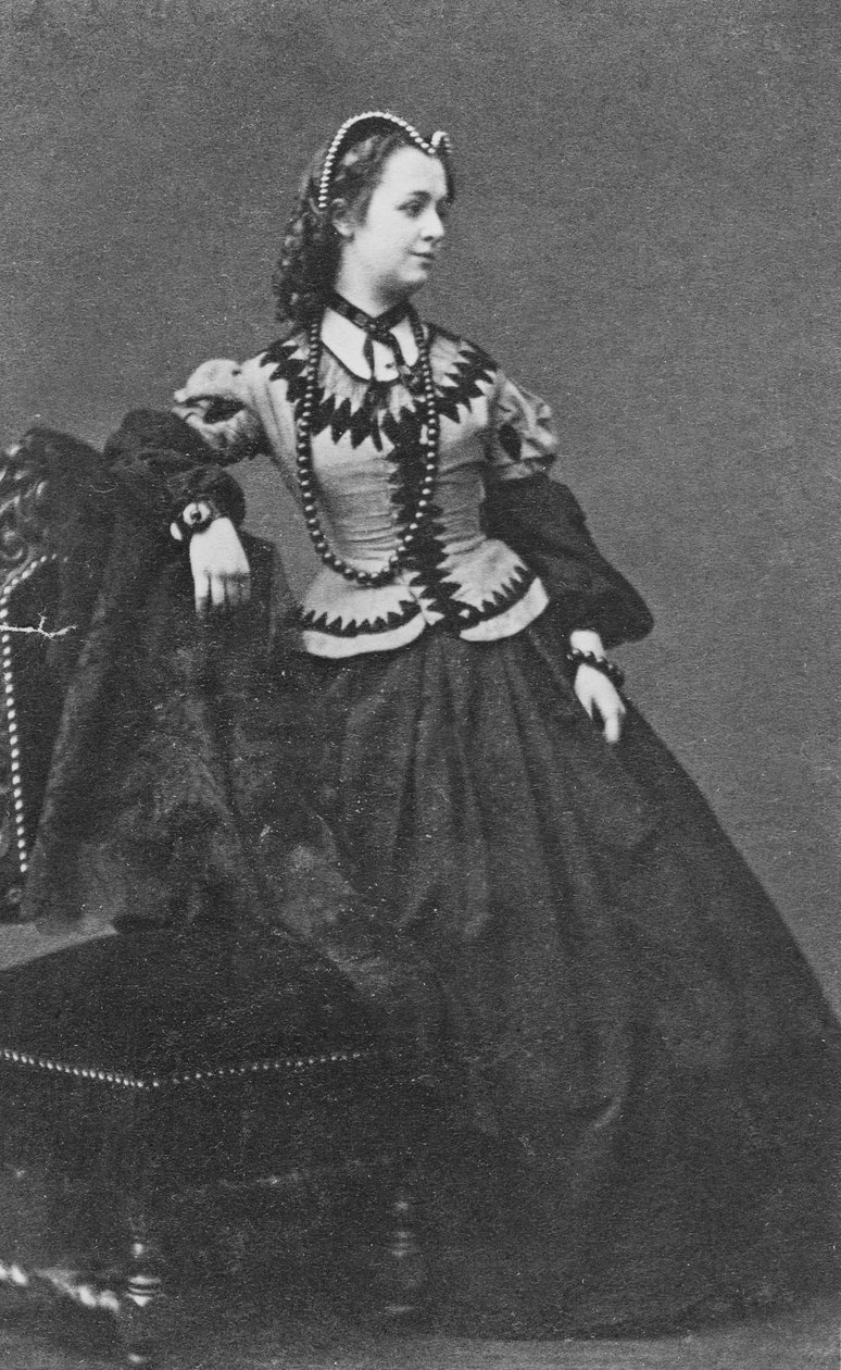 Retrato de la comediante Adamoli de Petit