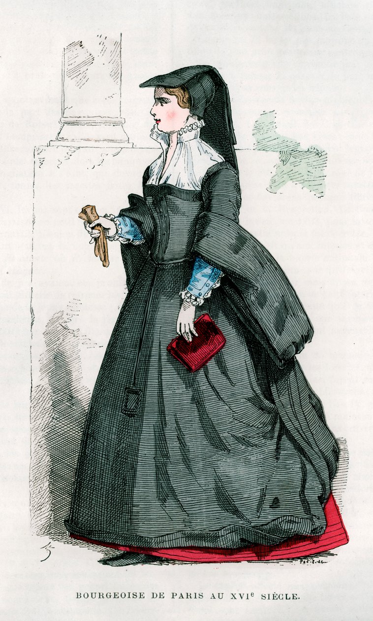 Burguesa de París, siglo XVI, 1882-1884 de Petit