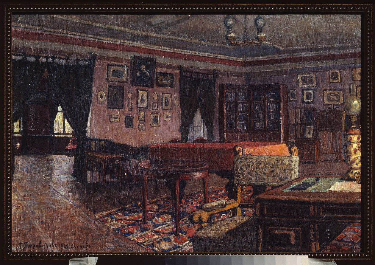 El salón de la casa de Peter Ilyich Tchaikovsky de Petr Ivanovic Petrovichev