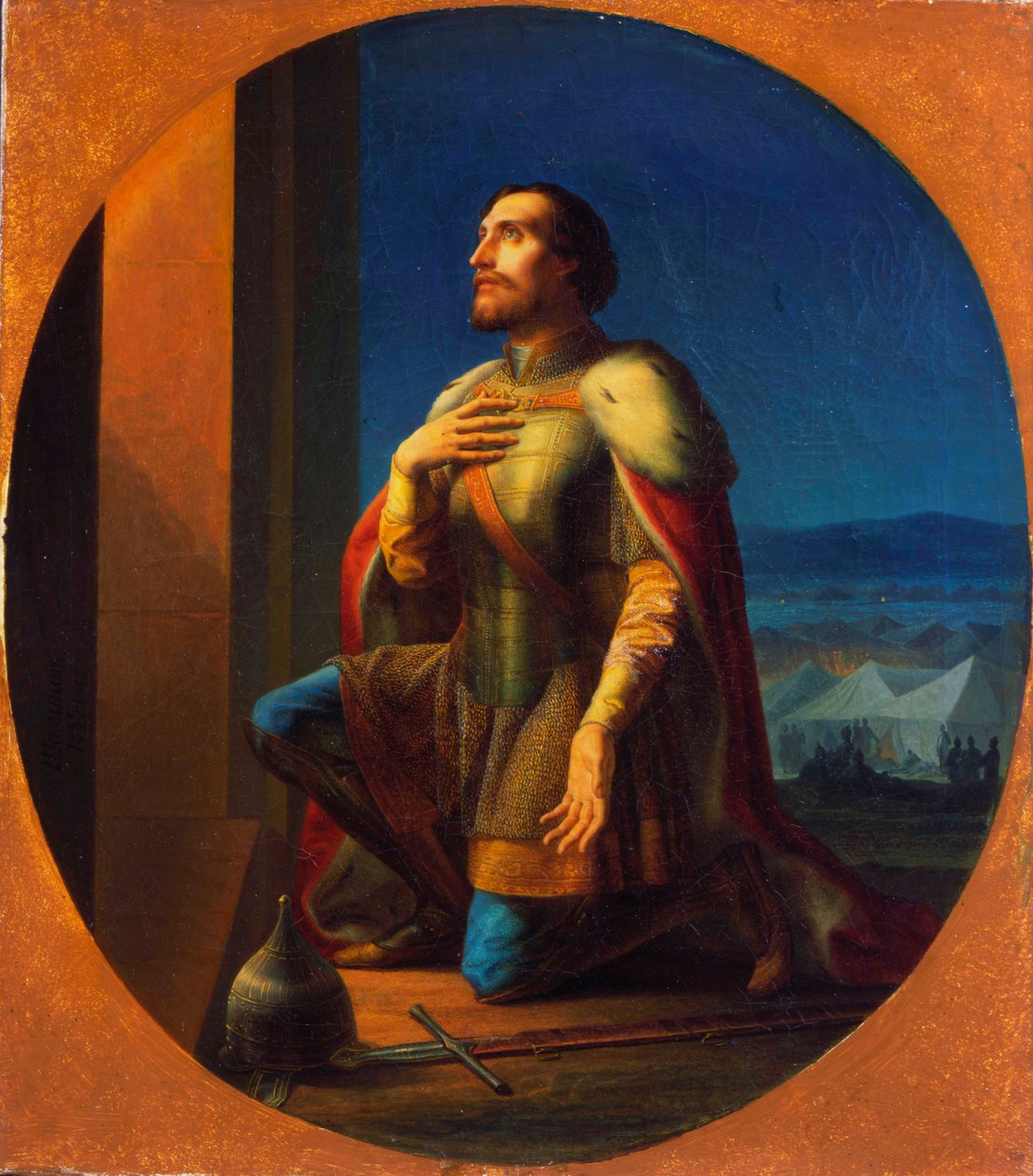 Alejandro Nevski, Gran Príncipe de Novgorod y Vladímir, 1855 de Petr Mikhailovich Shamshin