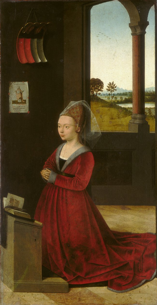 Retrato de una donante femenina, c.1455 de Petrus Christus