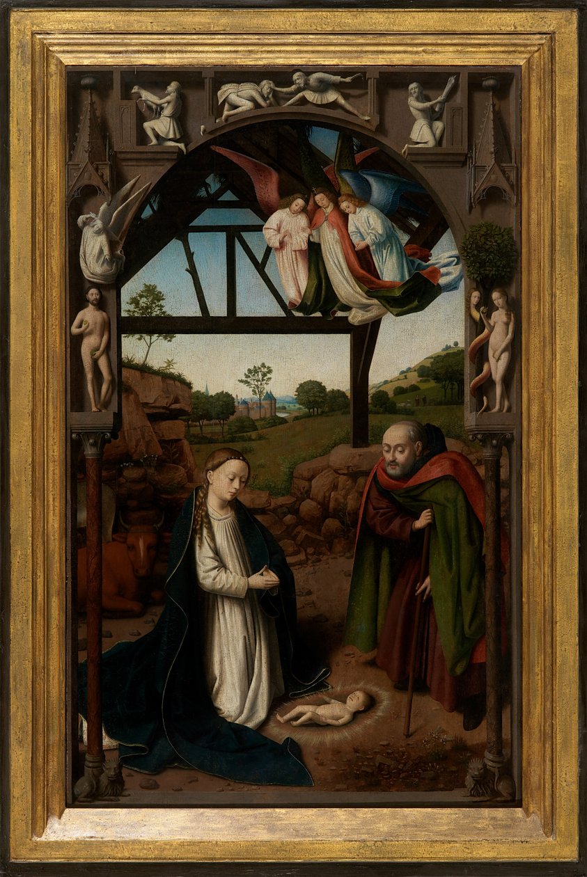 Adoración del Niño Jesús de Petrus Christus