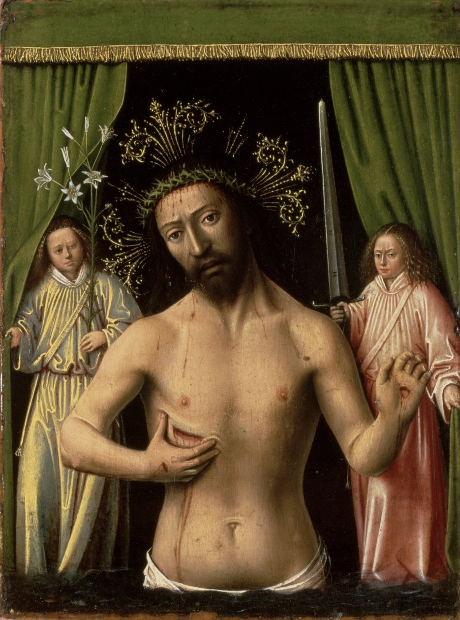 Cristo como el hombre de dolores, 1450 de Petrus Christus