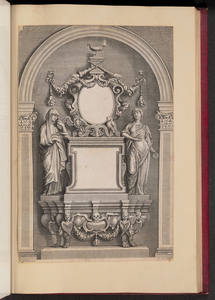 Epitafio de Rubens de Petrus Clouet after Sir Peter Paul Rubens
