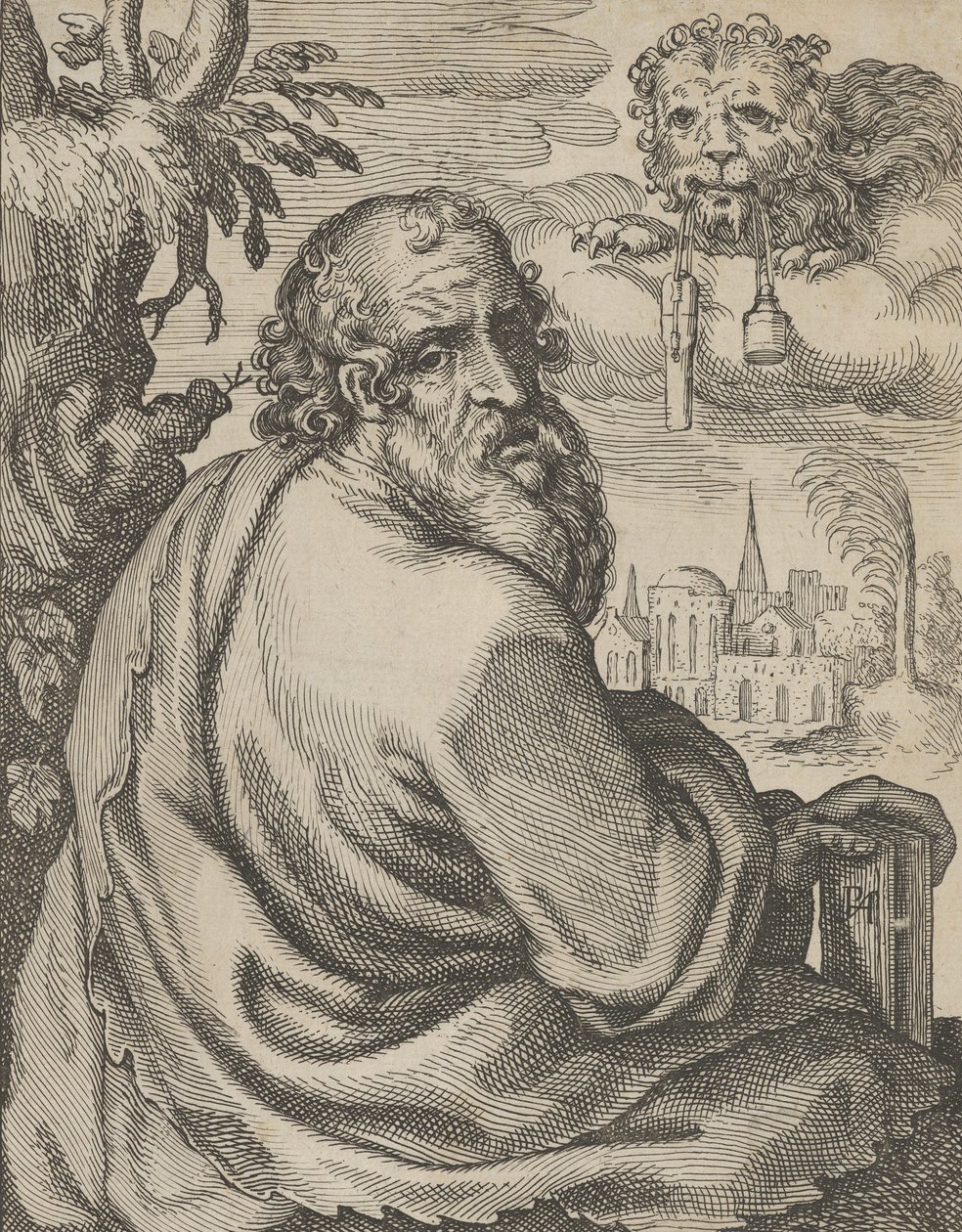 Marcos, de Los Cuatro Evangelistas, 1610-20 de Petrus Feddes