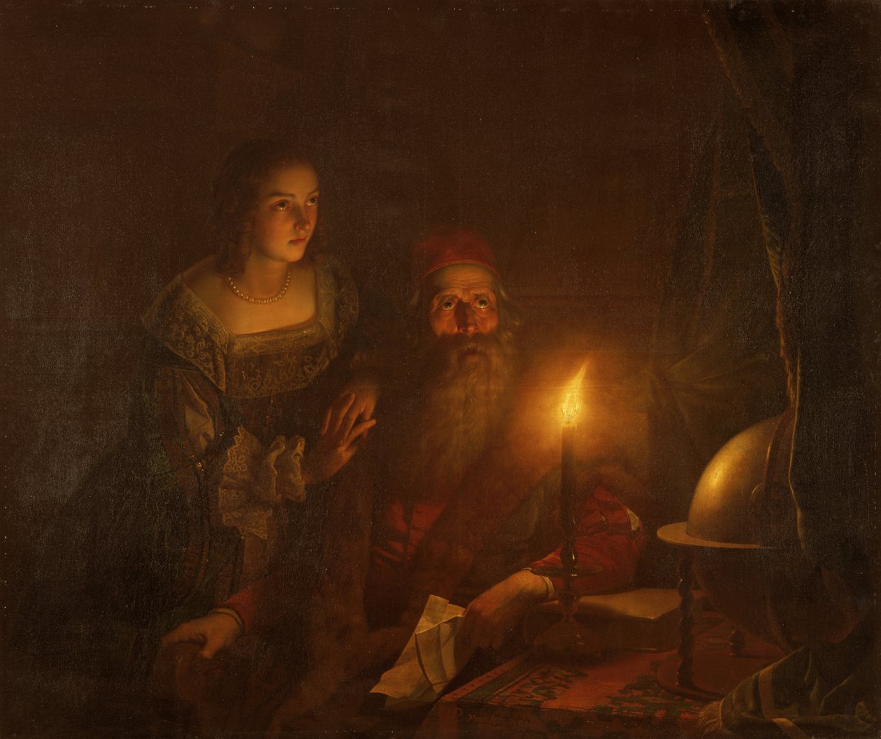 Etienne Van den Bergh Falsamente acusado de traición (óleo sobre lienzo) de Petrus van Schendel
