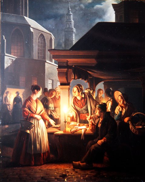 El puesto de pescado de Petrus van Schendel
