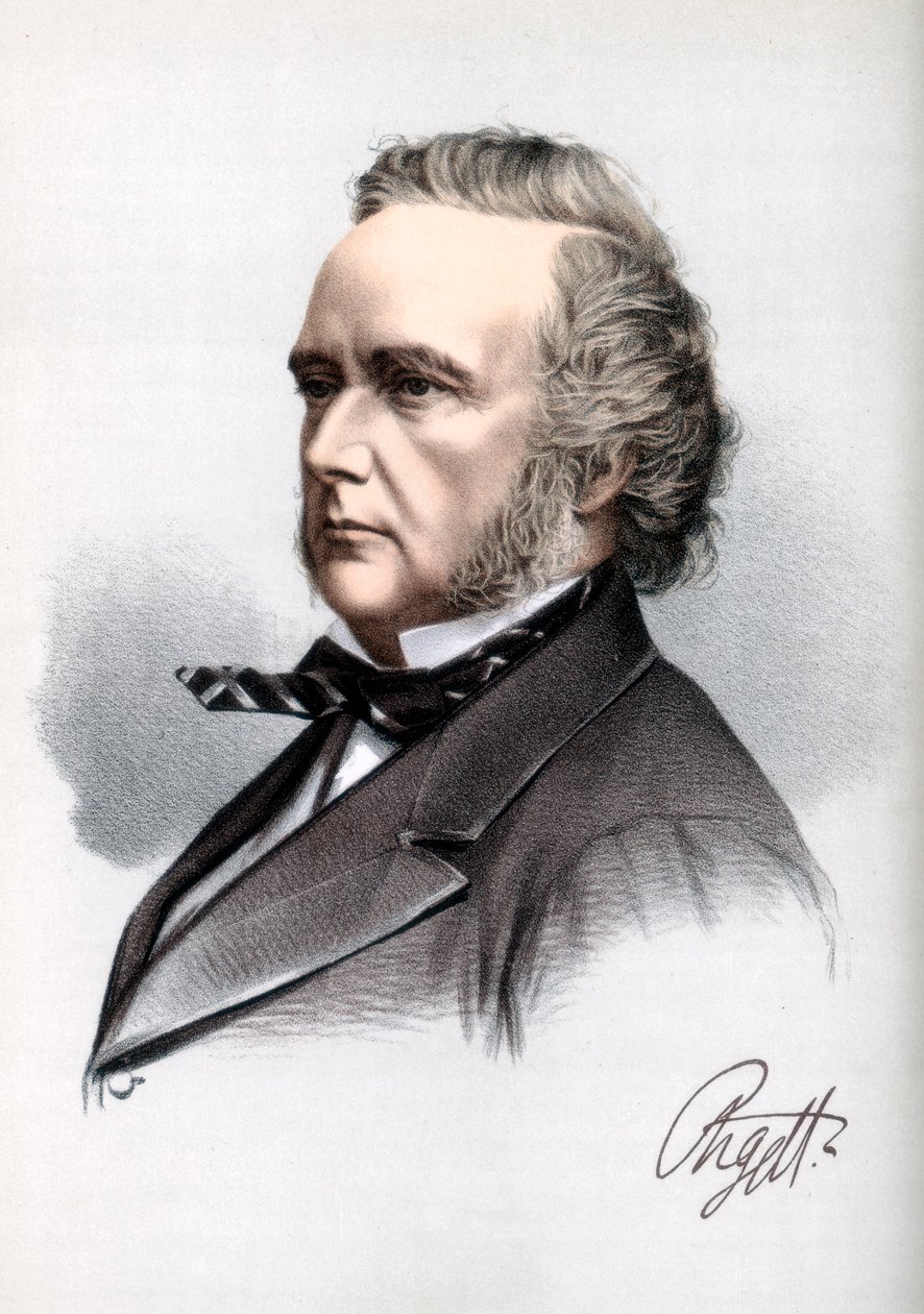 George Campbell, 8º Duque de Argyll, político y escritor liberal escocés, c. 1890 de Petter and Galpin Cassell