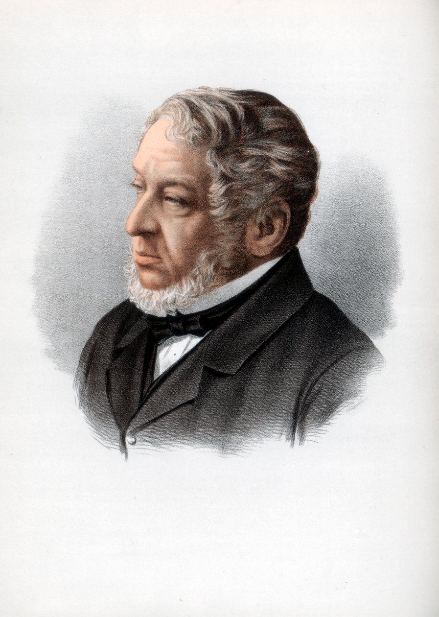 Nathan Rothschild, primer barón Rothschild, banquero y político británico, c1890 de Petter and Galpin Cassell