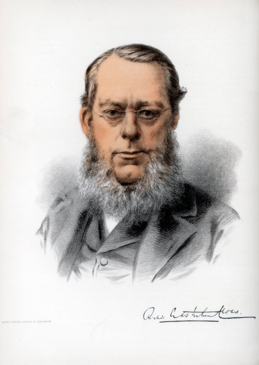Richard Assheton Cross, 1er Vizconde Cross, estadista británico, c1890 de Petter and Galpin Cassell