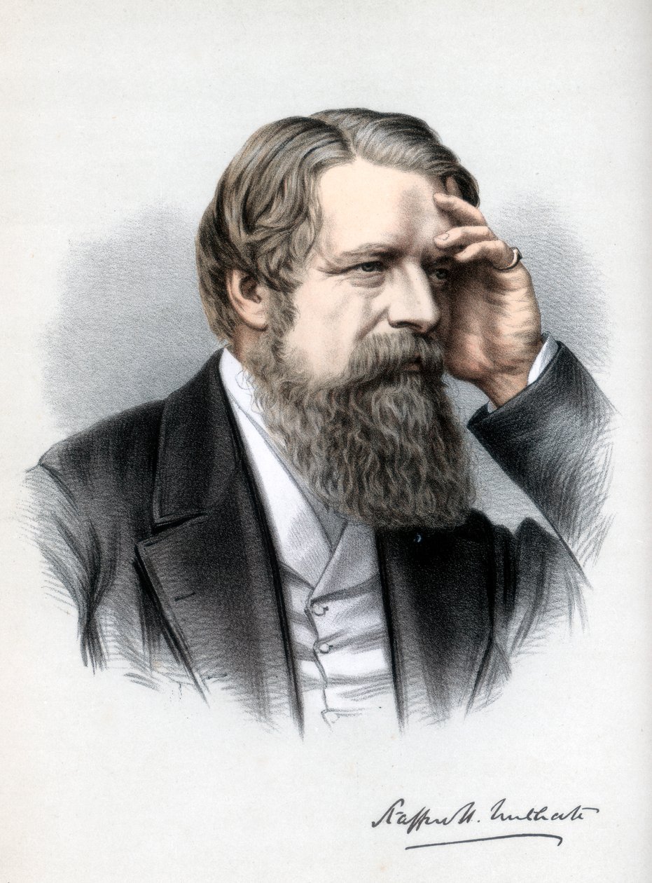 Stafford Northcote, 1er Conde de Iddesleigh, estadista británico, c1890 de Petter and Galpin Cassell