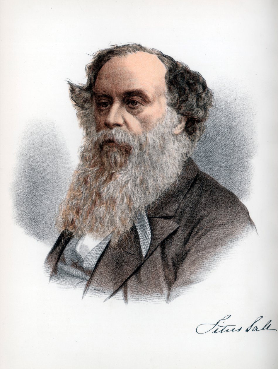 Titus Salt, comerciante de lana e industrial británico, c1890 de Petter and Galpin Cassell