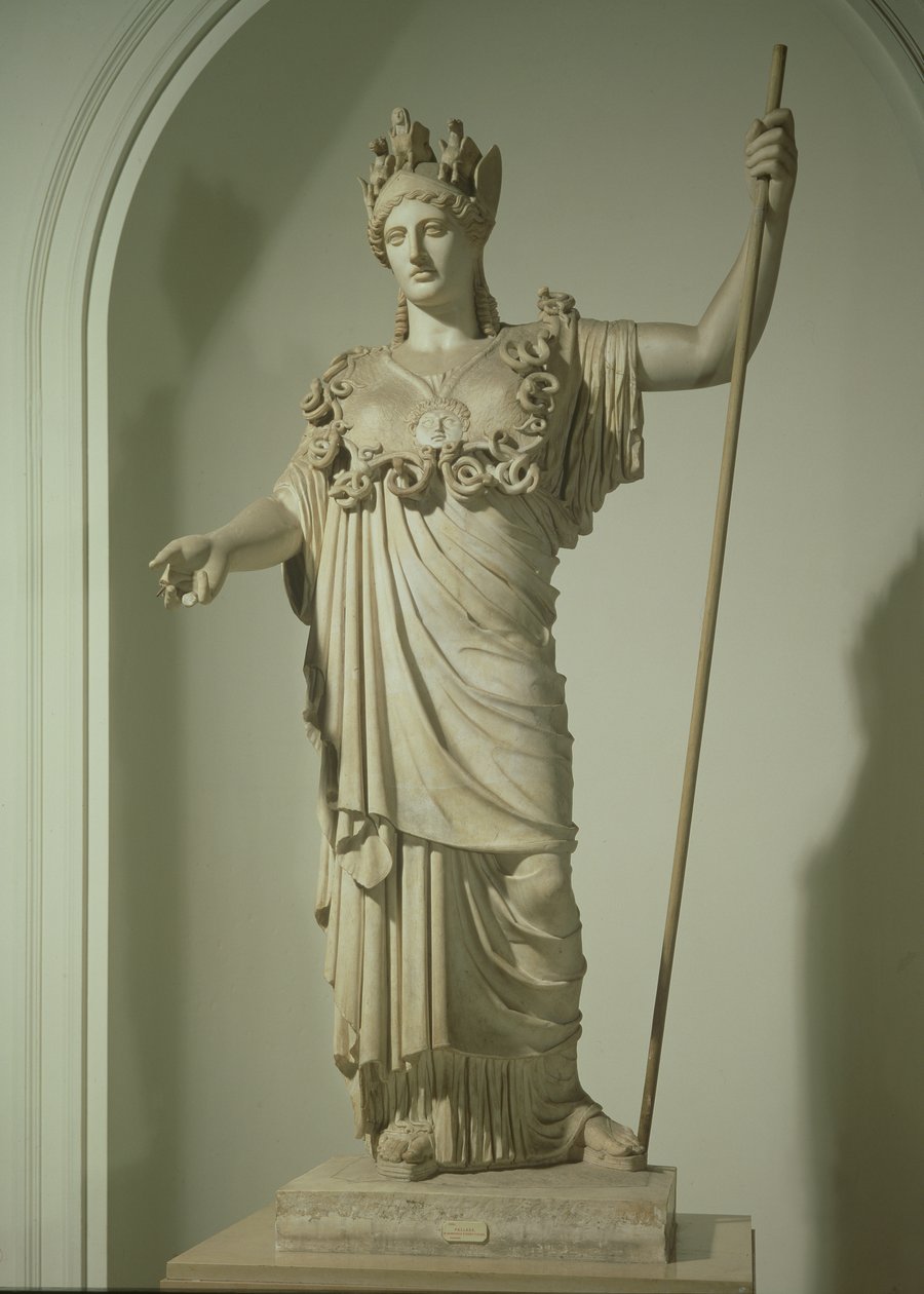 Réplica romana de la Atenea Farnese de Phidias