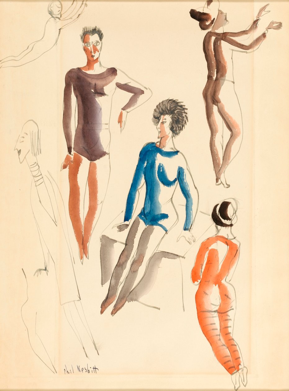 Figuras humorísticas, n.d. de Phil Nesbitt