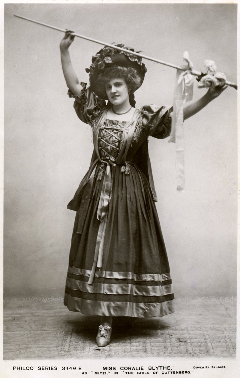 Miss Coralie Blythe como Mitzi, c1908 de Philco Publishing Company