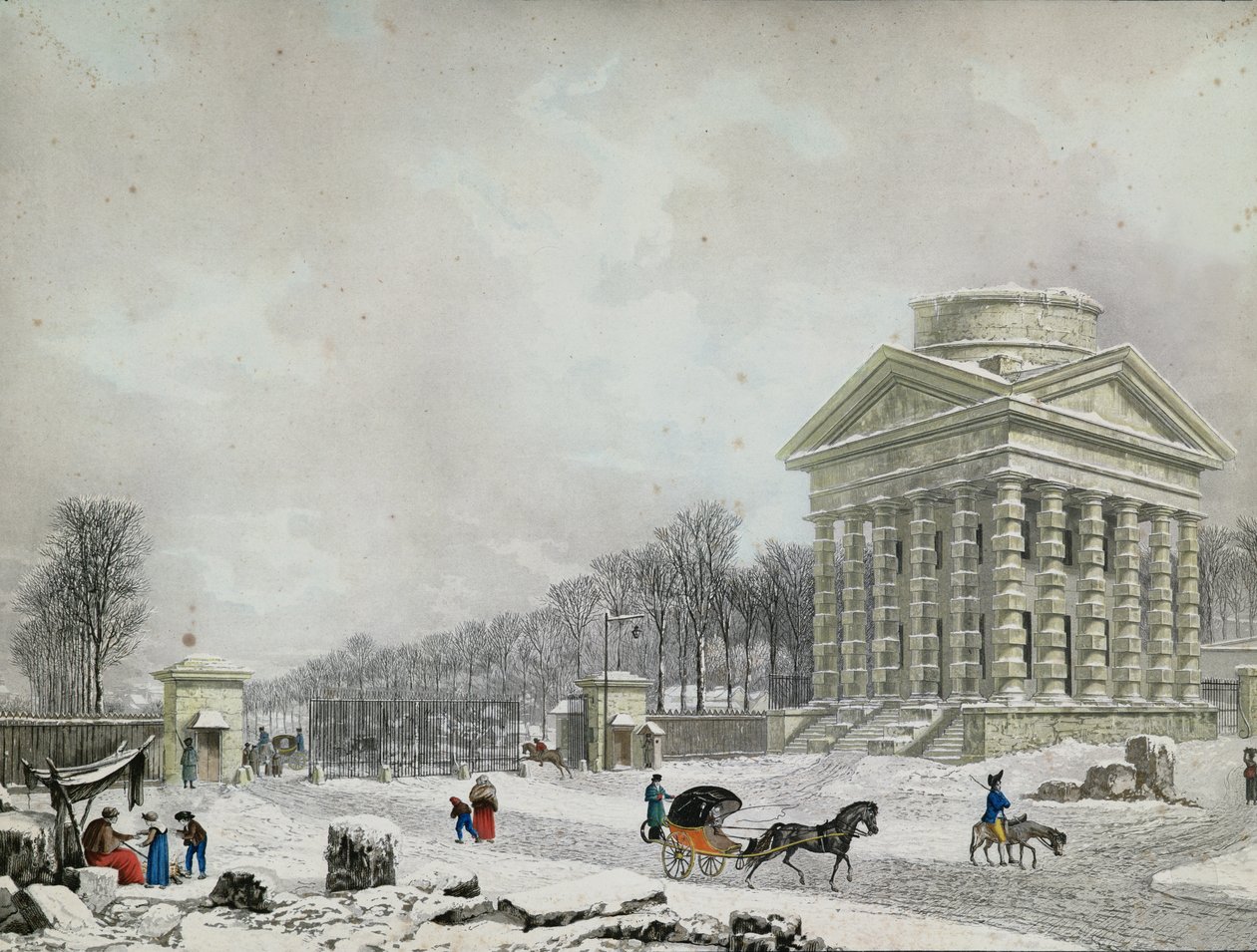 La Barrière des Champs-Elysées, 1808 de Philibert Louis Debucourt