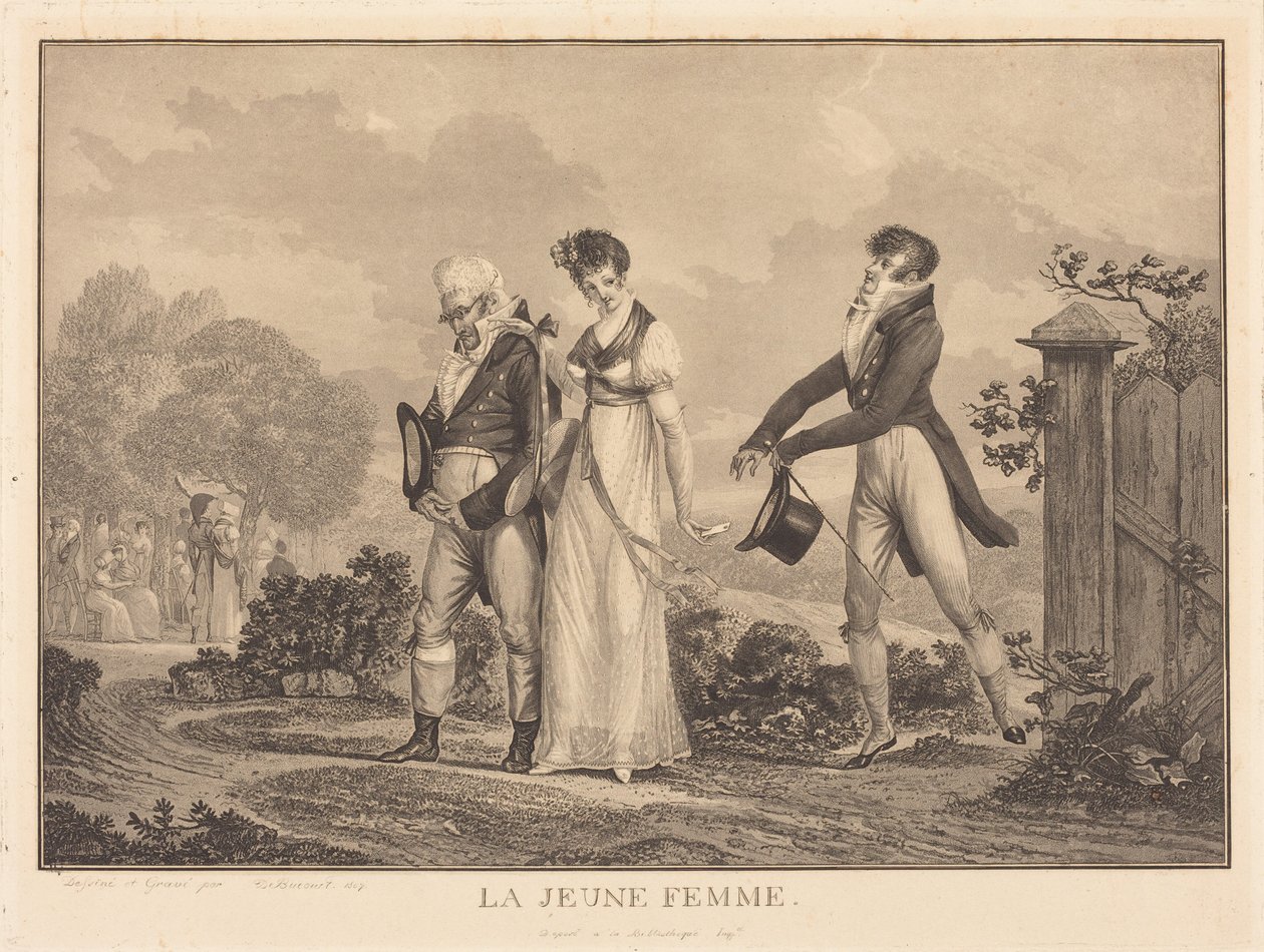 La joven mujer de Philibert-Louis Debucourt