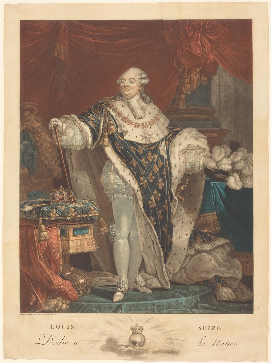 Luis XVI de Philibert-Louis Debucourt