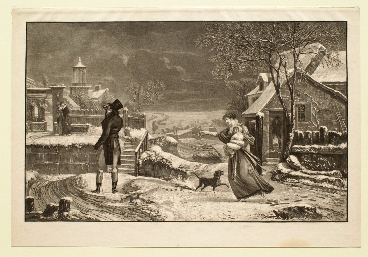 Invierno, o El marido de Philibert-Louis Debucourt