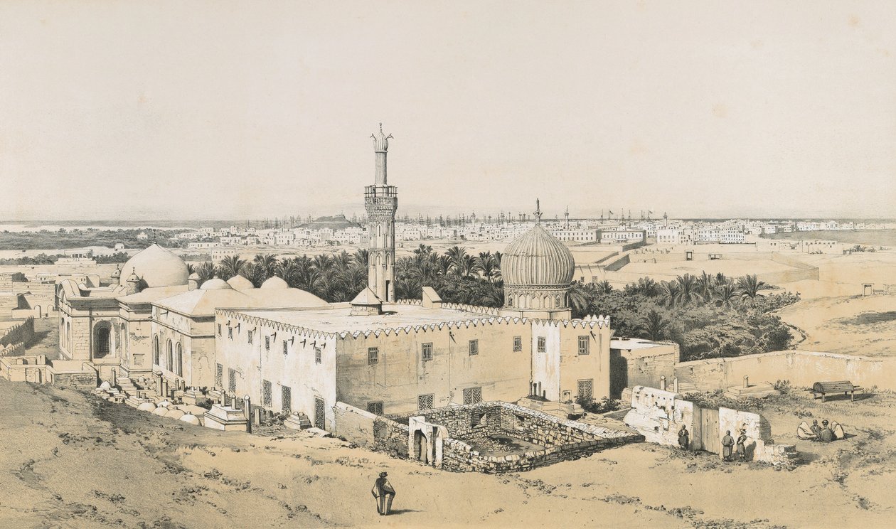 Mezquita Nabedemiane de Alejandría de Philibert Joseph Girault de Prangey