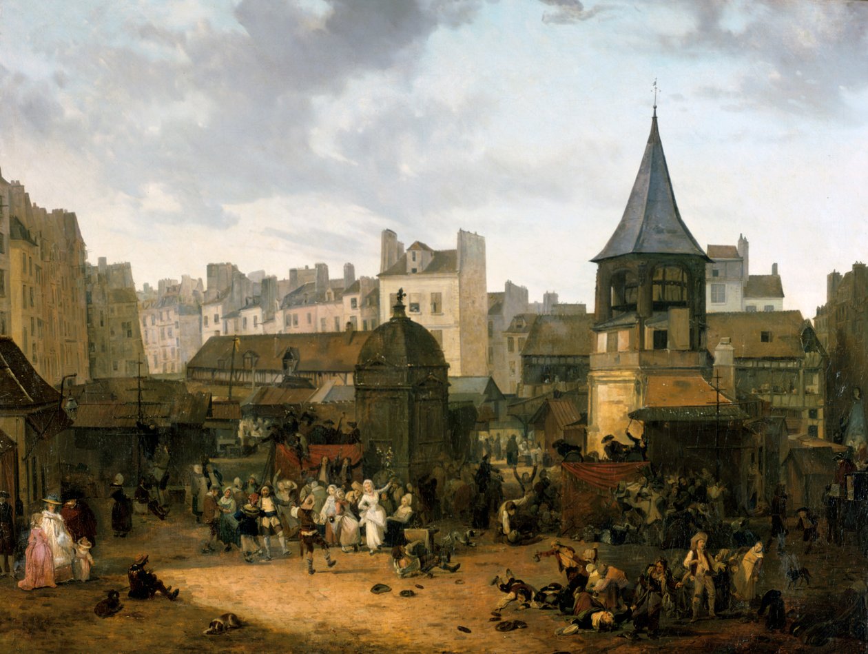 Una celebración por el nacimiento del heredero francés, 1781-1783 de Philibert Louis Debucourt