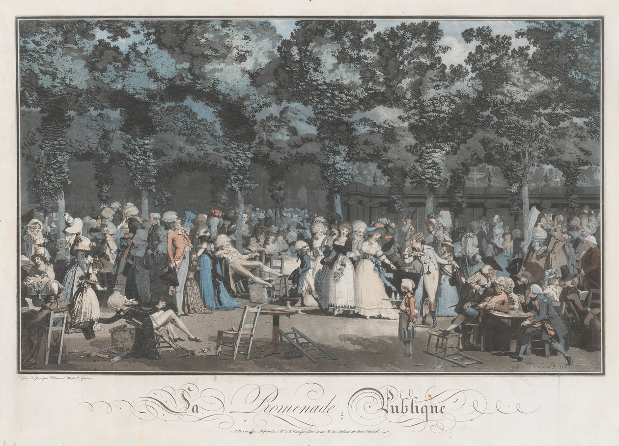 El Paseo Público de Philibert Louis Debucourt
