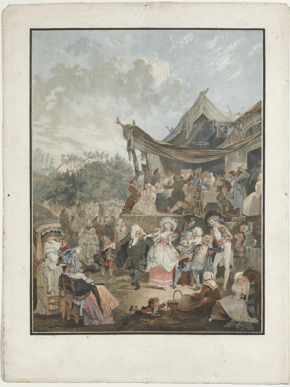 Le Menuet de la mariée de Philibert Louis Debucourt