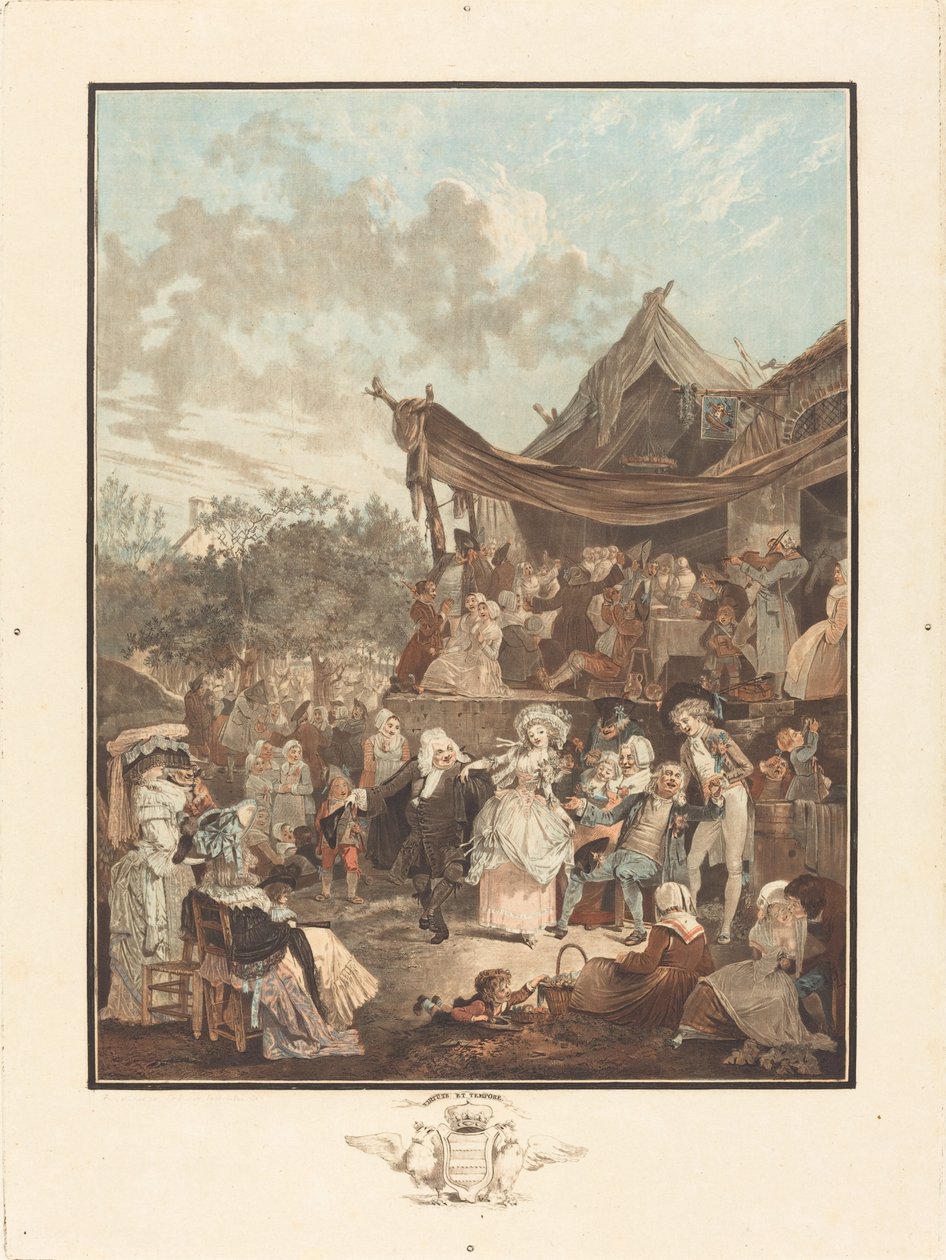 El minueto de la novia de Philibert Louis Debucourt