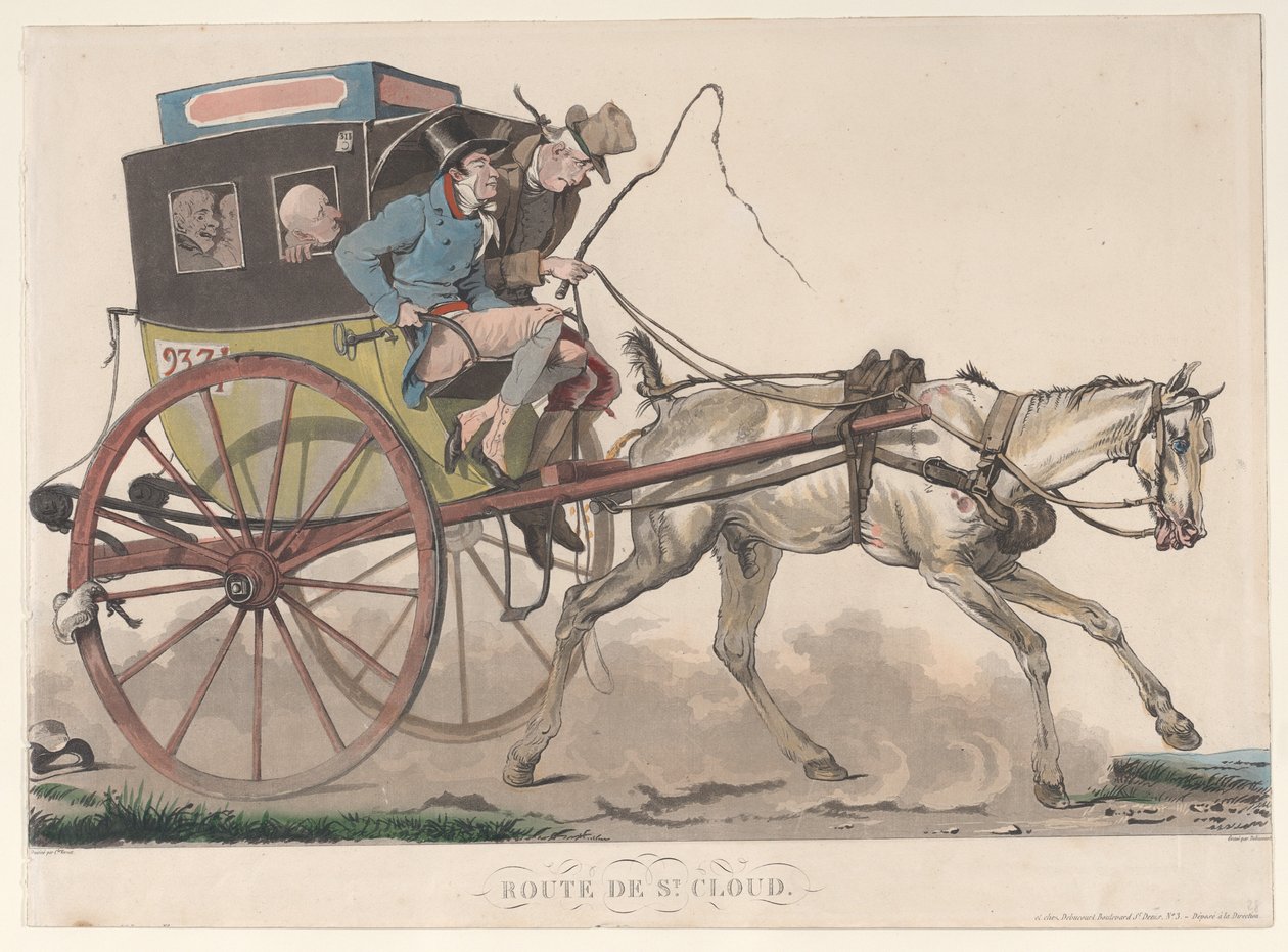 Ruta de St. Cloud, 1816 de Philibert Louis Debucourt