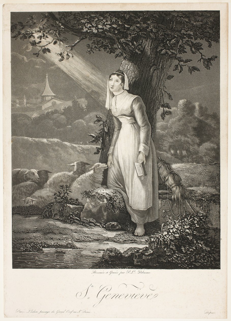 Santa Genoveva de Philibert Louis Debucourt