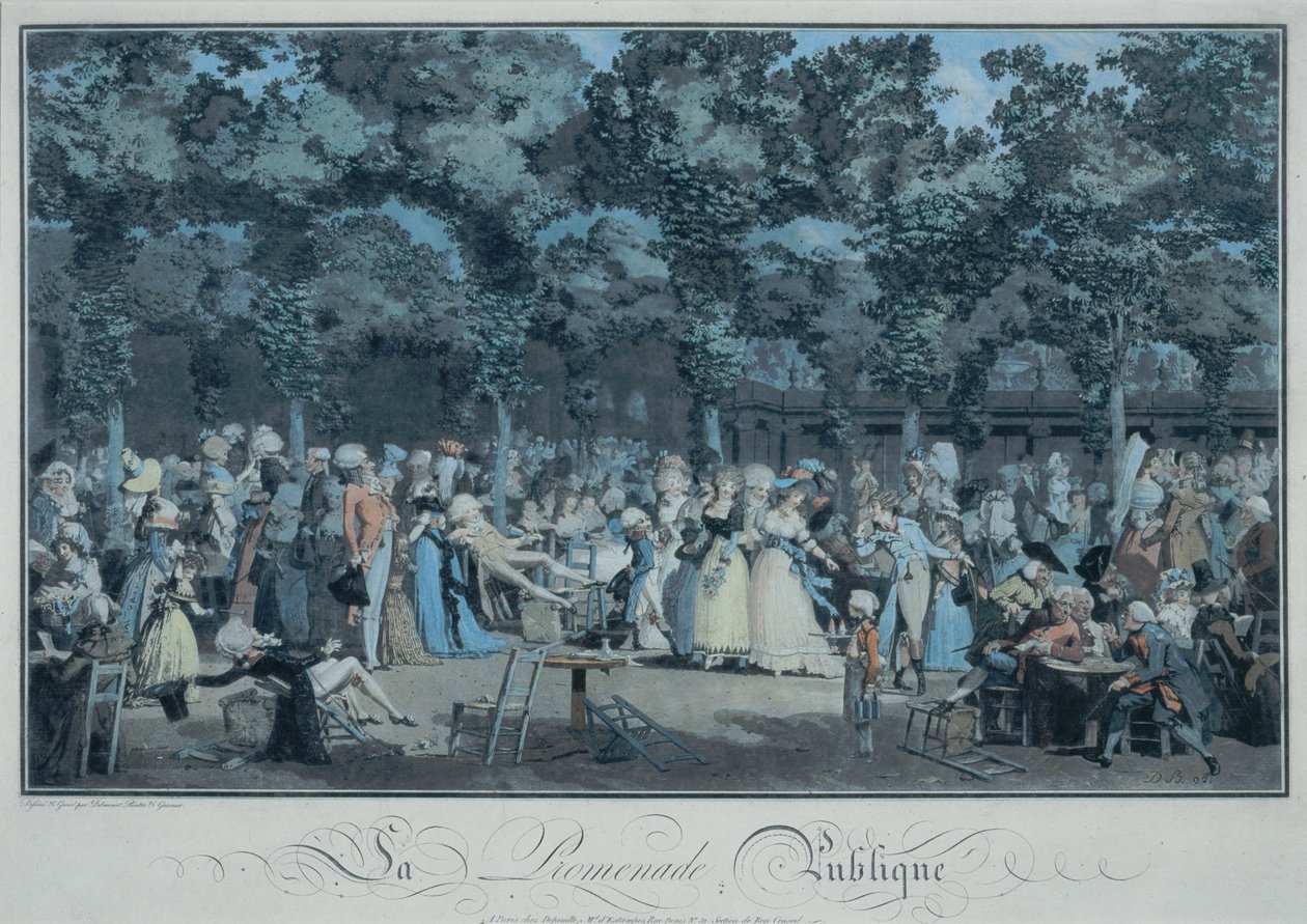 El Paseo Público de Philibert Louis Debucourt