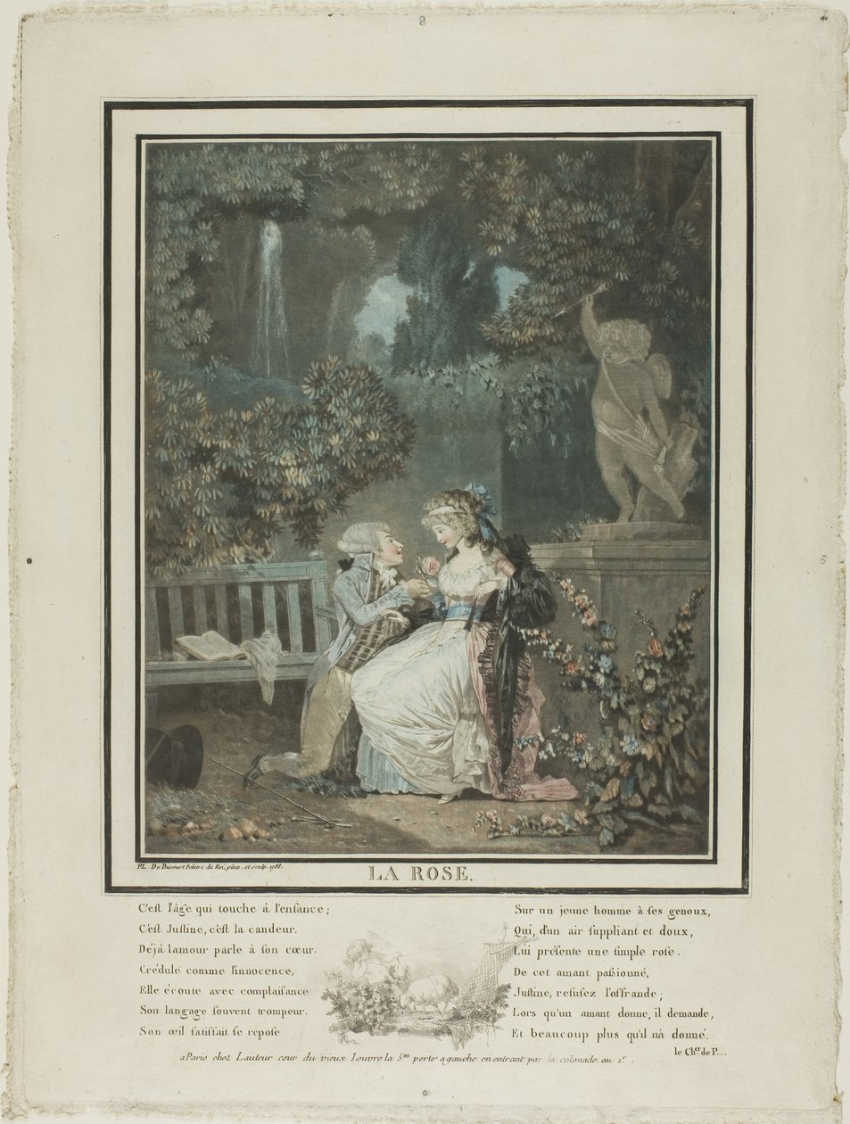 La Rosa de Philibert Louis Debucourt