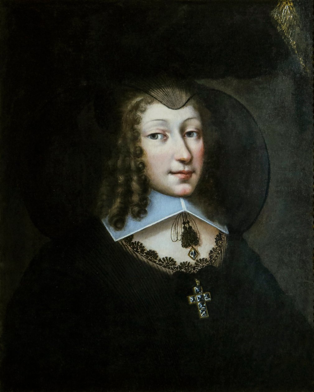 Cristina María de Francia 1606-1663, duquesa de Saboya en vestido de viuda, 1638-1640 de Philibert Torret