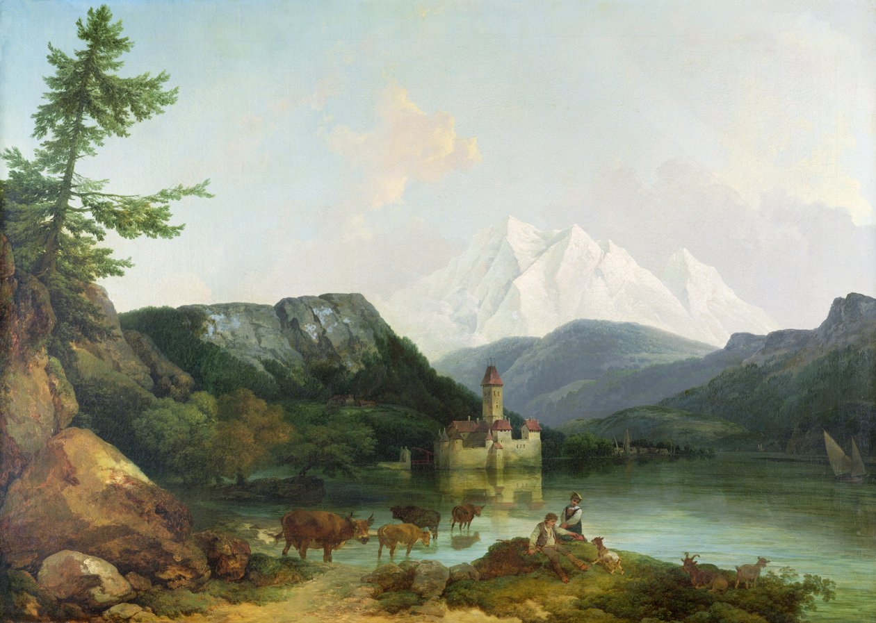 Castillo de Chillon de Philippe-Jacques de Loutherbourg