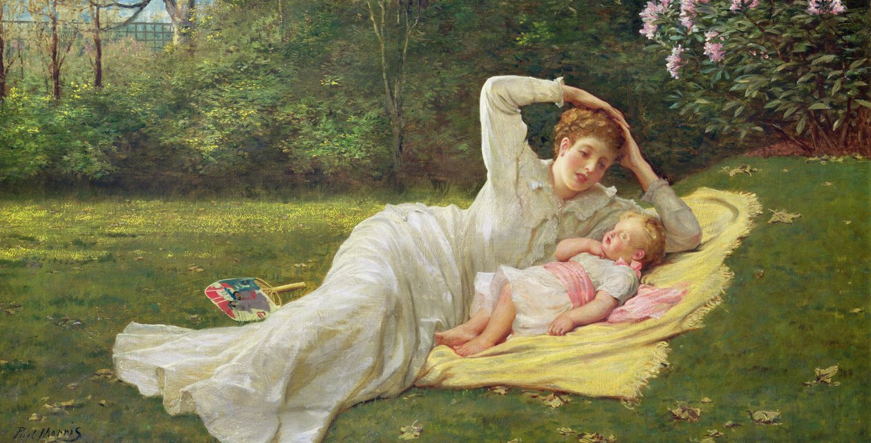 El Primogénito, c.1875 de Philip Richard Morris