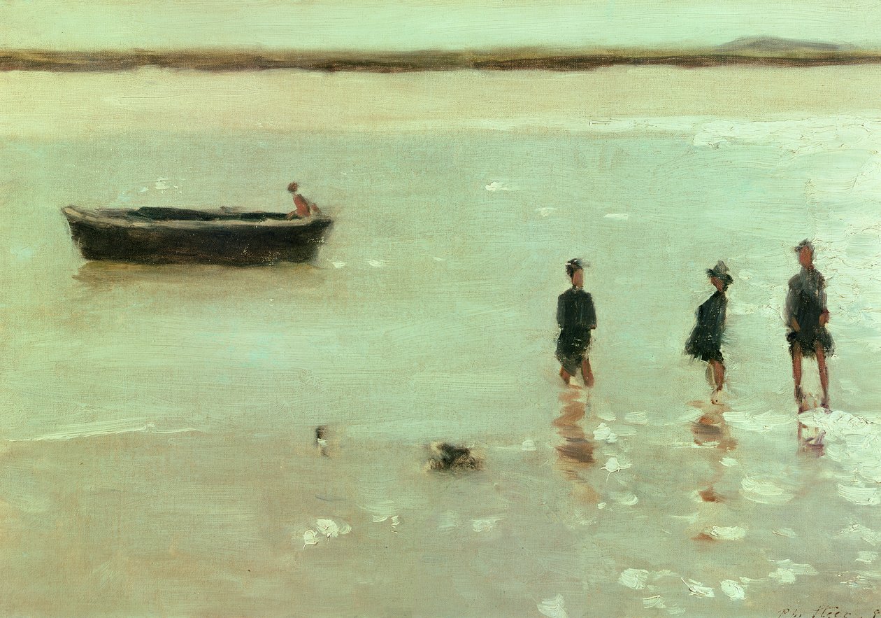 Playa en Etaples, 1887 de Philip Wilson Steer