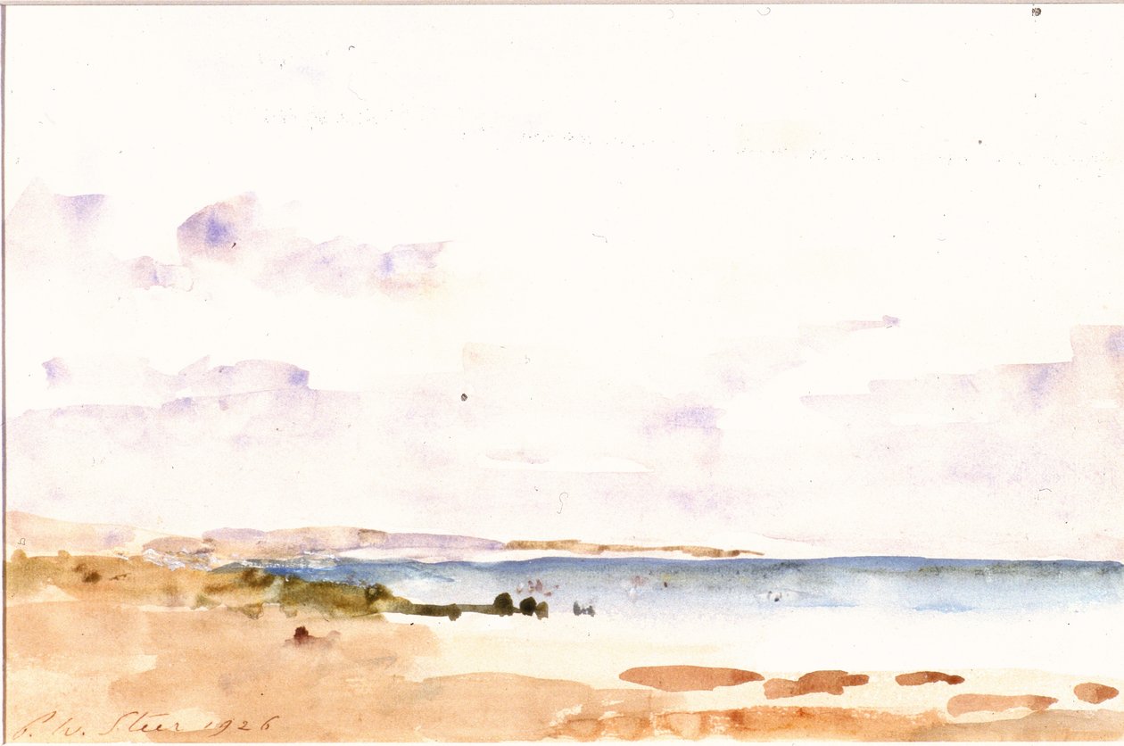 Escena costera de Philip Wilson Steer