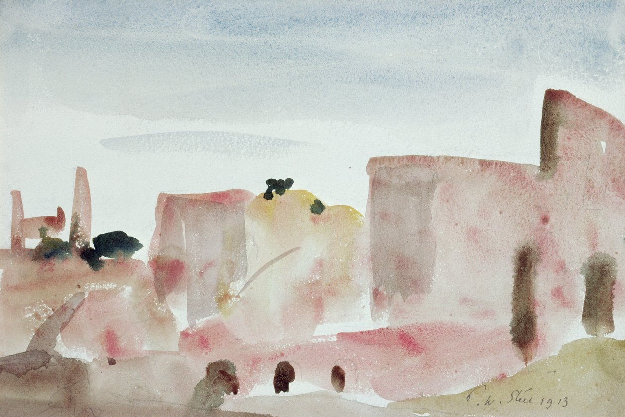 Castillo de Corfe, 1913 de Philip Wilson Steer