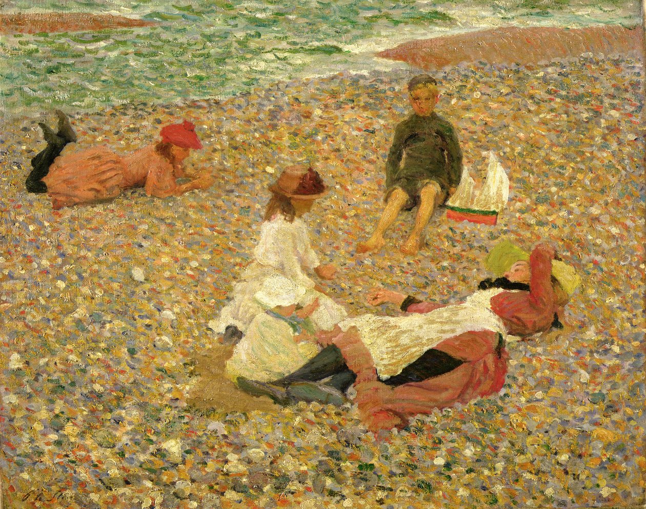 Huesos de nudillos, Walberswick, 1888-89 de Philip Wilson Steer