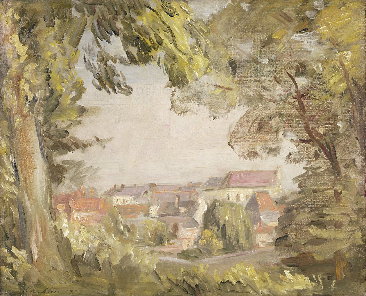 Montreuil desde las murallas, 1907 de Philip Wilson Steer