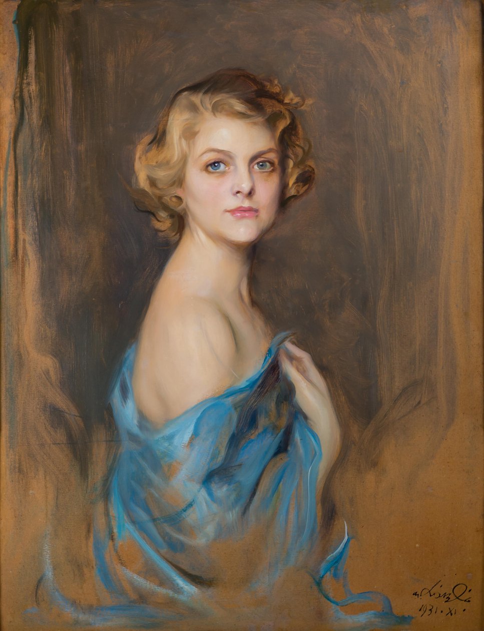 Retrato de la Sra. Theodore P. Grosvenor (nacida Anita Strawbridge, 1901-1987) de Philip de László