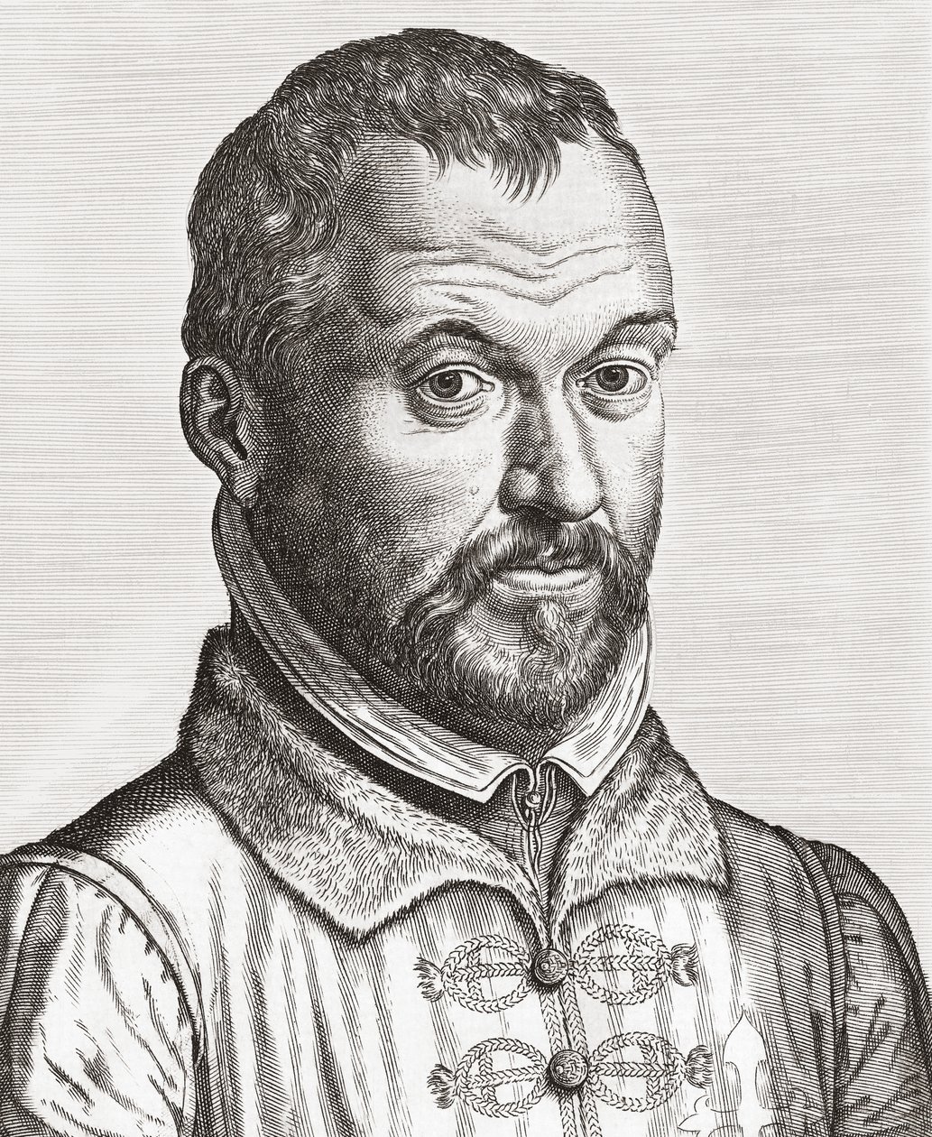 Benito Arias Montano. Retrato (impresión) de Philip (after) Galle