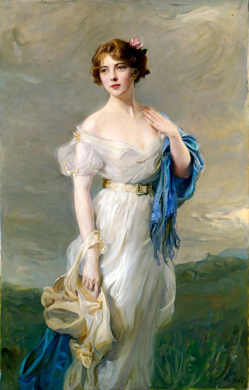 Retrato de la Condesa Anastasia Mikhailovna de Torby, siglo XIX de Philip de László