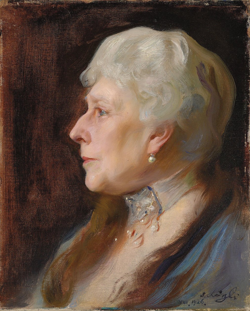Retrato de la princesa Enrique de Battenberg (princesa Beatriz de Gran Bretaña) de Philip Alexius de Laszlo