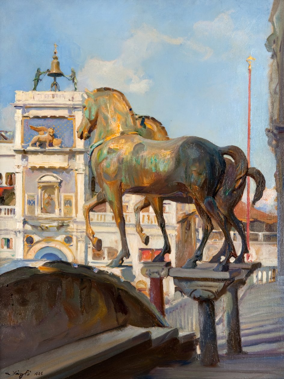 Los caballos de bronce de San Marcos de Philip Alexius de Laszlo