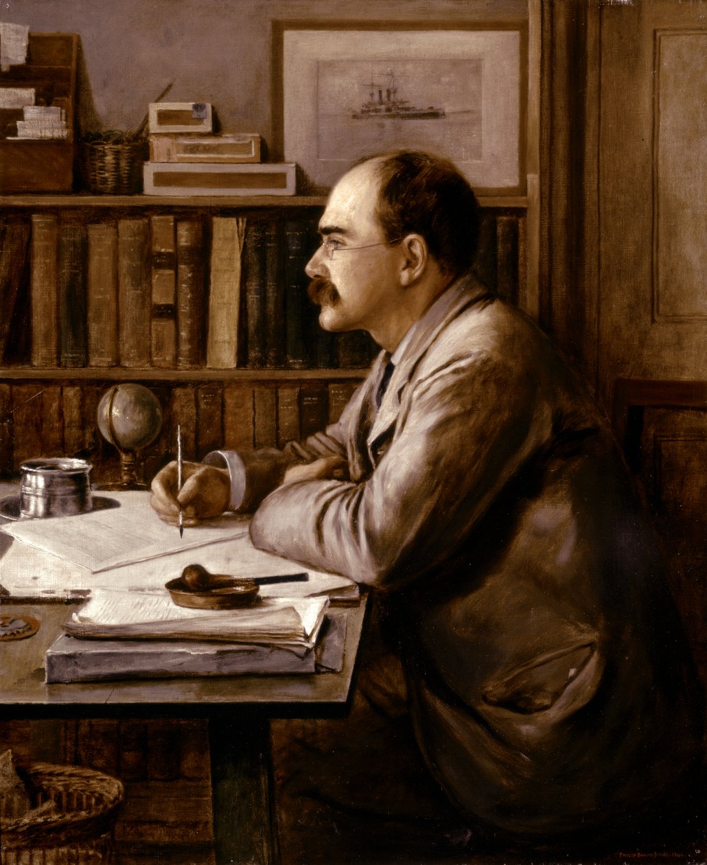 Rudyard KIPLING, Retrato 1899 (óleo sobre lienzo) de Philip Burne Jones