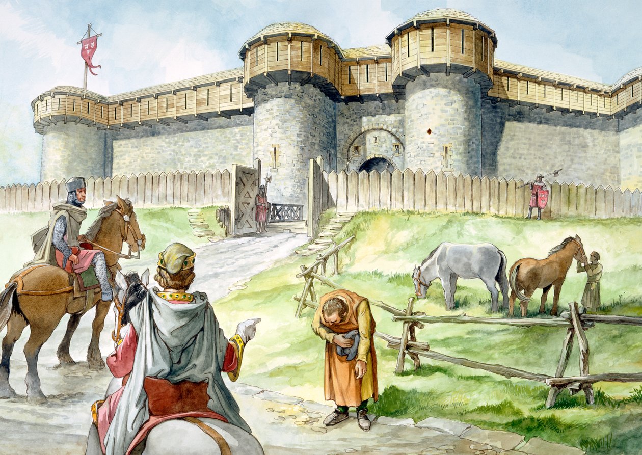 Castillo de Helmsley, siglo XIII, c1990-2010 de Philip Corke