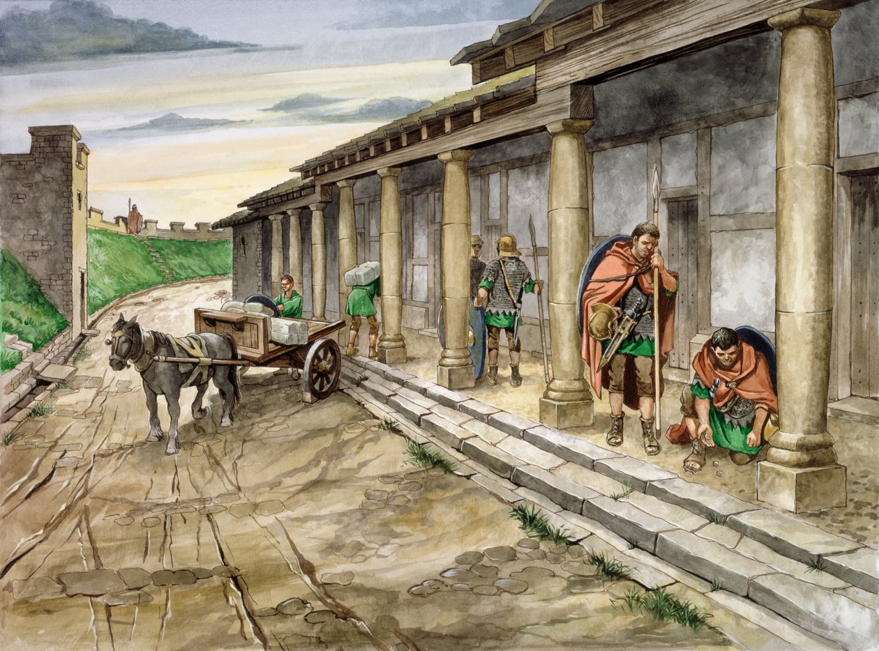 Fuerte Romano de Housesteads, siglo II, c. 1990-2010 de Philip Corke