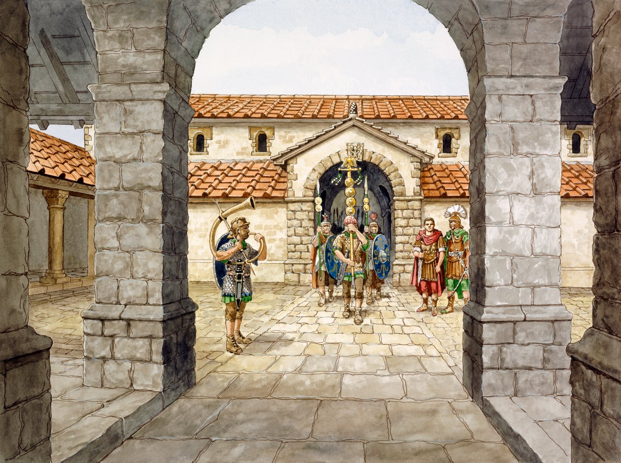 Fuerte romano de Housesteads, siglo III, c. 1990-2010 de Philip Corke