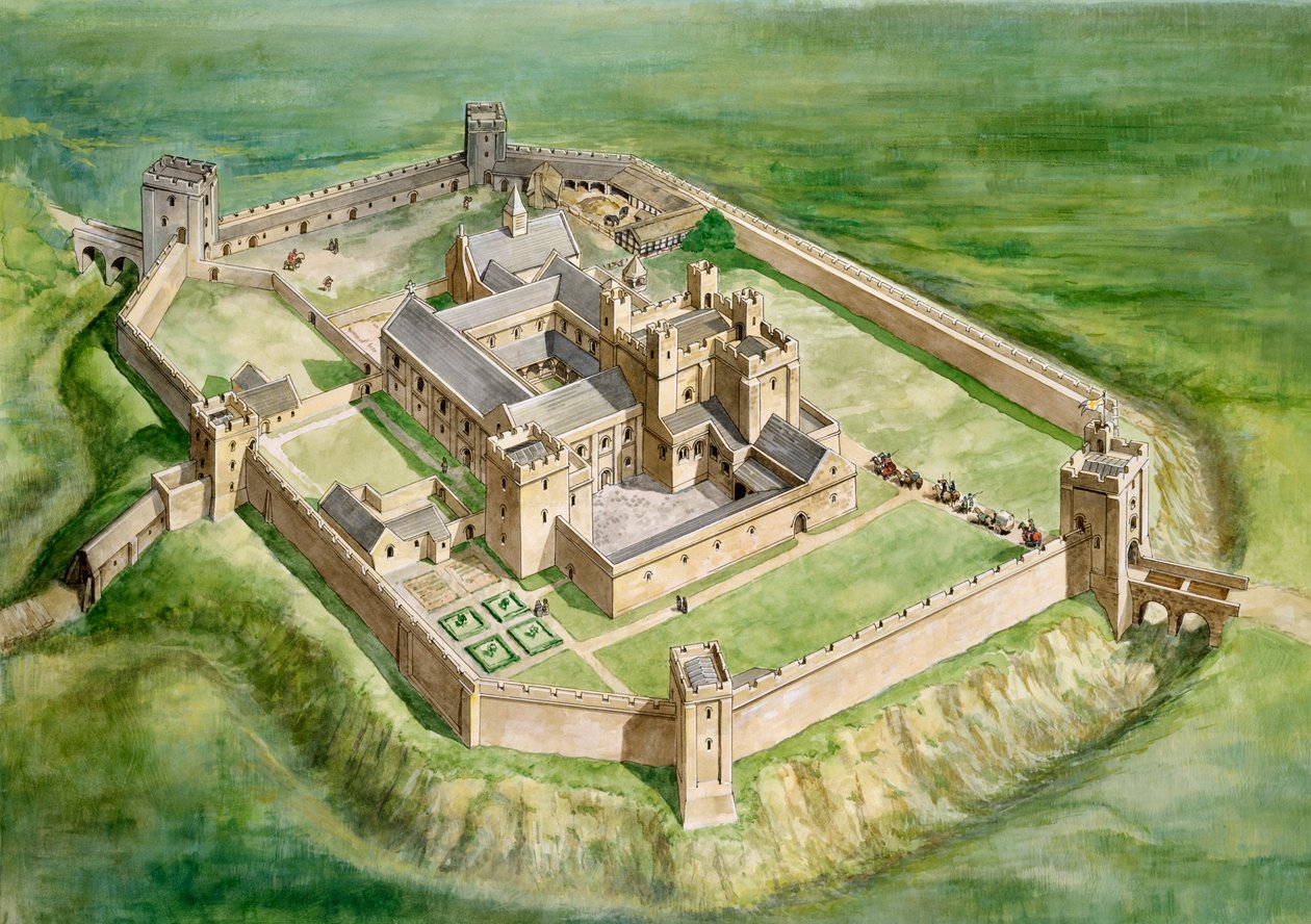 Castillo Viejo de Sherborne, Dorset de Philip Corke